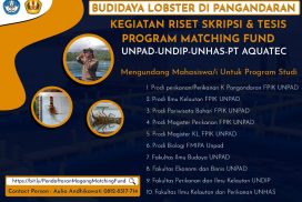 Budidaya Lobster di Pangandaran: Kegiatan Riset Skripsi & Tesis Program Matching Fund (UNPAD-UNDIP-UNHAS-PT AQUATEC)